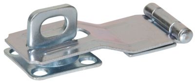 Hillman 3-1/2 in. Safety Hasp with Swivel Staple, Zinc