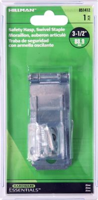 Image showing  3-1/2 in. Safety Hasp with Swivel Staple, Zinc