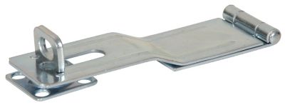 Hillman Safety Hasp with Swivel Staple, 6 in., Zinc