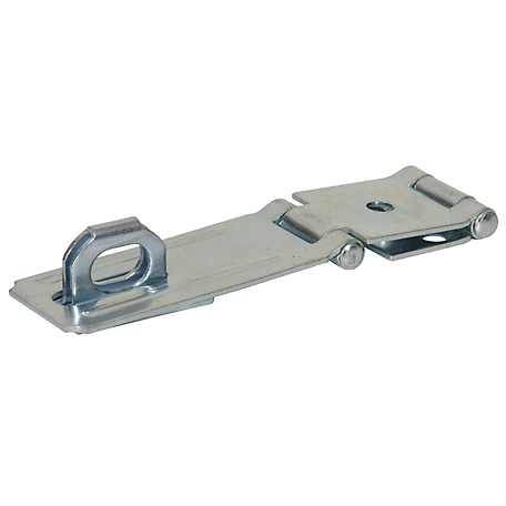 Hillman Double Safety Hasp, 3-1/2 in., Zinc Plated