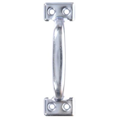 Hillman Utility Door Pull, 6-1/2 in., Zinc