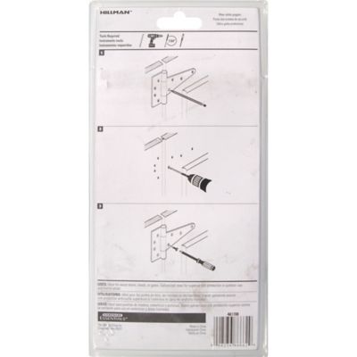 Image showing  6 in. Cd-Heavy T-Hinge, Mechanical Galvanized, 2 pc.