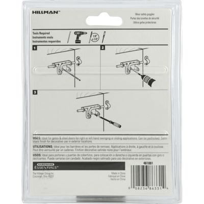 Image showing  Hardware Essentials Cd-Slide Action Gate Latch
