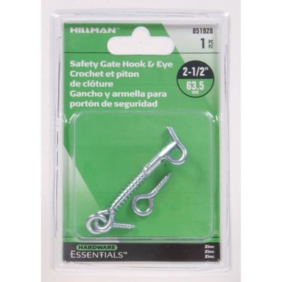 Image showing  Hardware Essentials 2-1/2 in. Cd-Safety Hook & Eye, Zinc