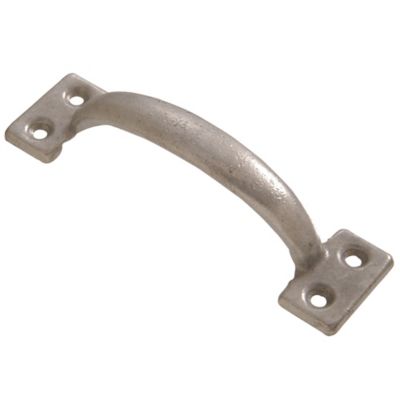 Hillman Utility Door Pull, 6-1/2 in., Mechanical Galvanized