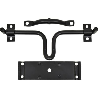 Hillman Door and Gate Latch, Spring, Black