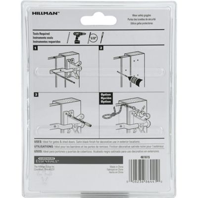 Image showing  2x4 Gate Latch, Black