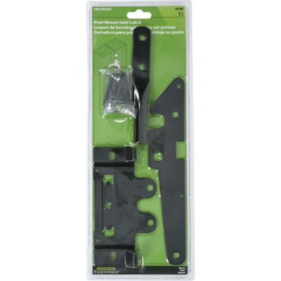 Image showing  Hardware Essentials Cd Post Mount Gate Latch, Black
