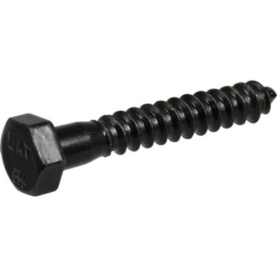 Hillman Hardware Essentials Cd-Lag Screws 5/16X1.5 Black, 852519