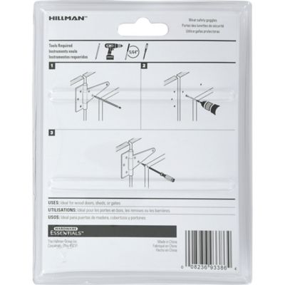Image showing  Hardware Essentials 8 in. Heavy Duty Strap Hinge, Zinc, 852565