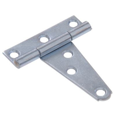 Hillman Cd-Light T-Hinge, 2 in., Zinc, 2 Pack