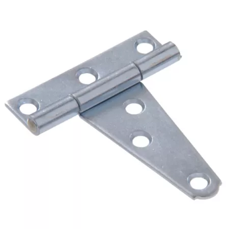 Hillman T-Hinge for 2 in CD Light Zinc 2-Piece Gate Hardware