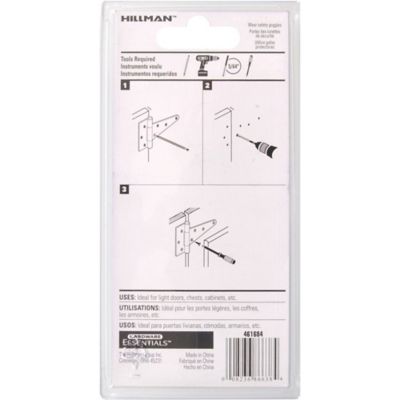 Image showing  2 in. Cd-Light T-Hinge, Zinc, 2 pc.