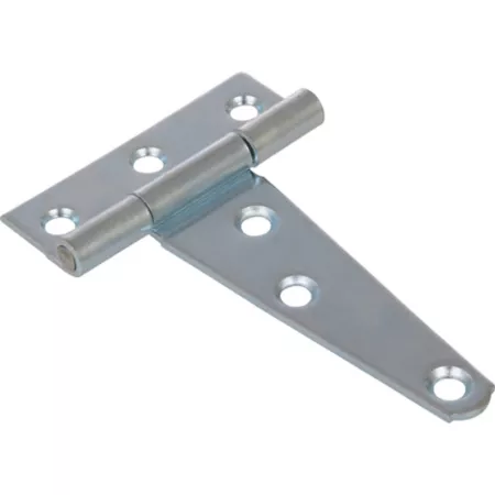 Hillman T-Hinge for 3 in CD Light Zinc 2-Piece Gate Hardware