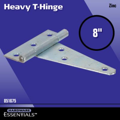 Image showing  Hardware Essentials 8 in. Heavy Duty T-Hinge, Zinc