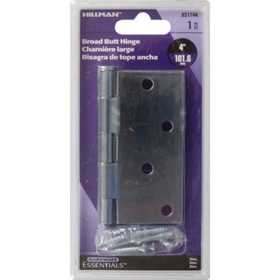 Image showing  Hardware Essentials 4 in. Cd-General Purpose Hinge, Zinc