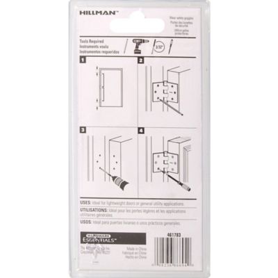 Image showing  Hardware Essentials 4 in. Cd-General Purpose Hinge, Zinc