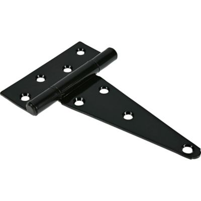 Hillman Hardware Essentials Heavy Duty T-Hinge Black (6 in.)