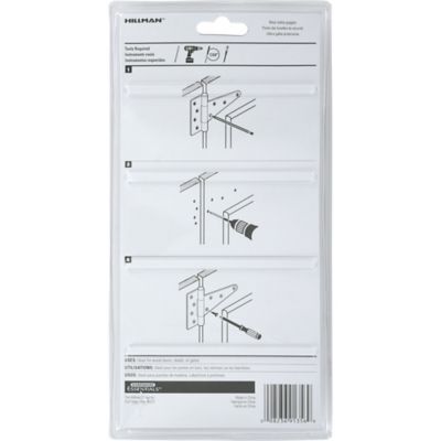 Image showing  Hardware Essentials 6 in. Heavy Duty T-Hinge, Black