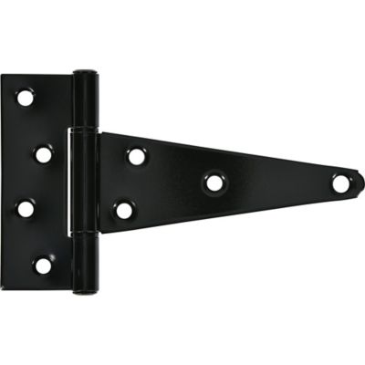 Image showing  Hardware Essentials 6 in. Heavy Duty T-Hinge, Black