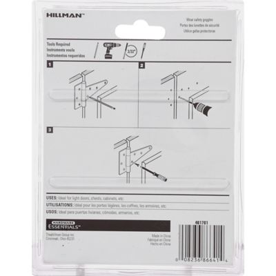 Image showing  5 in. Cd-Light T-Hinge, Zinc, 2 pc.