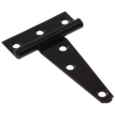 Hillman Cd-Light T-Hinge, 3 in., Black, 2 Pack