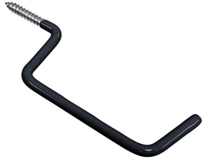 Hillman Ladder Hook Black Vinyl (6 in.)