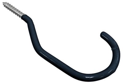 Hillman Black Coated Durasteel Heavy Duty Screw Hook Size, 1/4 in. x 4-1/4  in., 320123 at Tractor Supply Co.