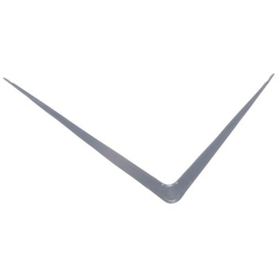 Image showing  Hardware Essentials 8 in. x 10 in. Gray Shelf Bracket
