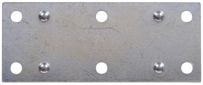 Image showing  Hardware Essentials 3-1/2 in. x 1-3/8 in. Mending Brace, Zinc, 4-Pack