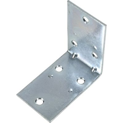 Hillman Hardware Essentials 2-1/2 in. Cd-Double Corner Brace, Zinc, 4-Pack