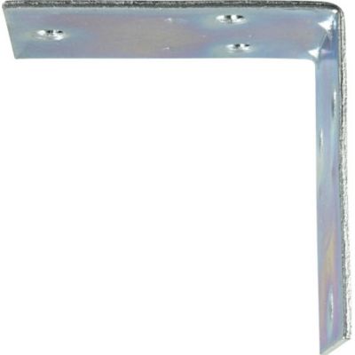 Image showing  Hardware Essentials 2-1/2 in. Cd-Double Corner Brace, Zinc, 4-Pack