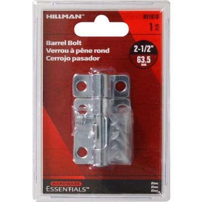 Image showing  Hardware Essentials Zinc Cd-Barrel Bolt, 2-1/2 in.