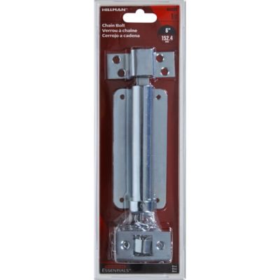Image showing  Hardware Essentials Zinc Cd-Chain Bolt, 6 in.