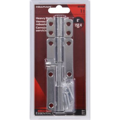 Image showing  Hardware Essentials Zinc Cd-Hood Barrel Bolt, 6 in.