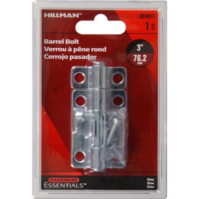 Image showing  Hardware Essentials Zinc Cd-Barrel Bolt, 3 in.