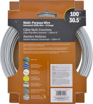 Image showing  150 lb. Solid Wire, #12 x 100 ft., Galvanized
