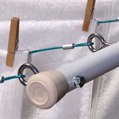 Image showing  100 ft. Dand-O-Line Fiber Core Clothesline Wire, Green, 100 lb.