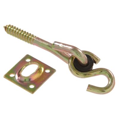 Hillman Hardware Essentials Cd-Swing Hook Kit W/Lag Zinc And Yellow