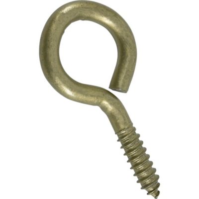 Hillman Hardware Essentials 0.363 in. x 3-7/8 in. Large Gold Fg Screw Eye Bolt