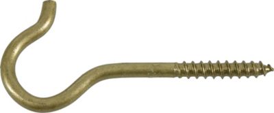 Image showing  35 lb. #6 x 3-3/8 in. Durasteel Ceiling Hook, Gold, Flagged