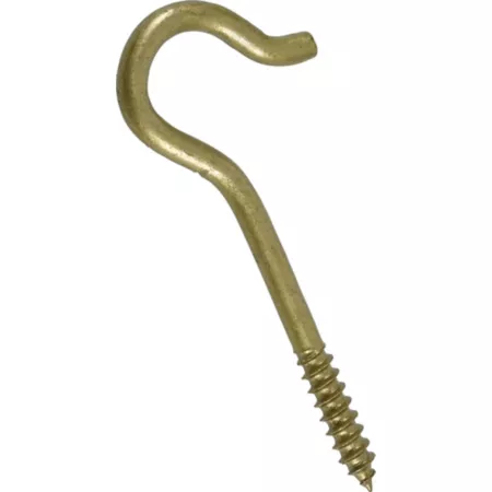 Hillman Durasteel Ceiling Hook #4 x 3-7/8 in 60 lb Gold with Flag Hardware Hooks