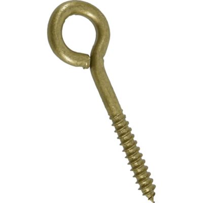 Hillman Hardware Essentials Fg Eye Lag Bolt 3/8X4.5 Gold