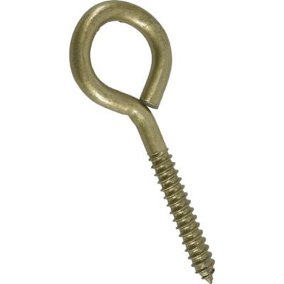 Hillman Hardware Essentials 7/16 in. x 5-1/4 in. Fg Eye Lag Bolt, Gold