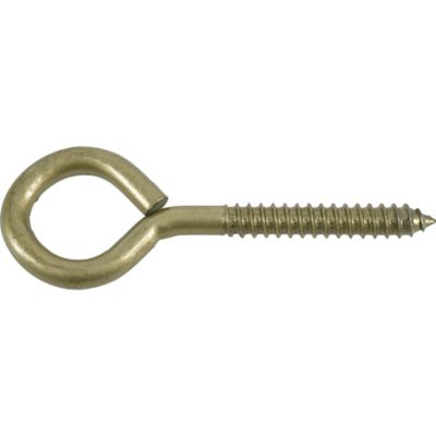 Image showing  Hardware Essentials 7/16 in. x 5-1/4 in. Fg Eye Lag Bolt, Gold