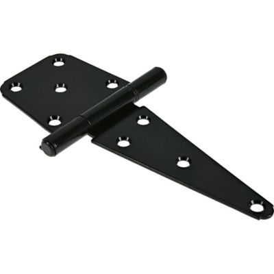 Hillman Hardware Essentials 4x4 Heavy Duty T-Hinge Black (6 in.)