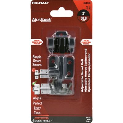 Image showing  Hardware Essentials Black Cd-Barrel Bolt, 2 in., 854476