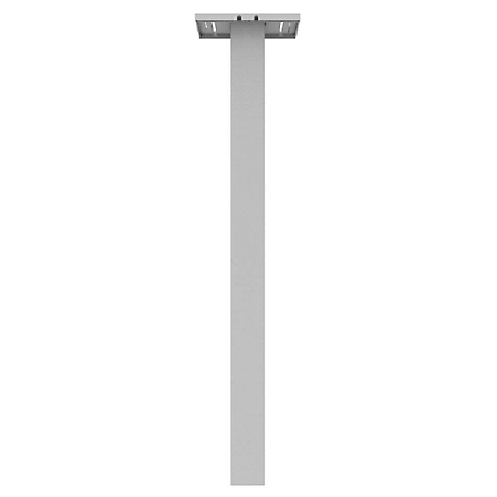 Barrette Outdoor Living 4 Vinyl Mailbox Post Stand, White, 54 in. L