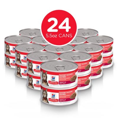 Image showing  Adult Savory Minced Salmon Recipe Wet Cat Food, 5.5 oz.