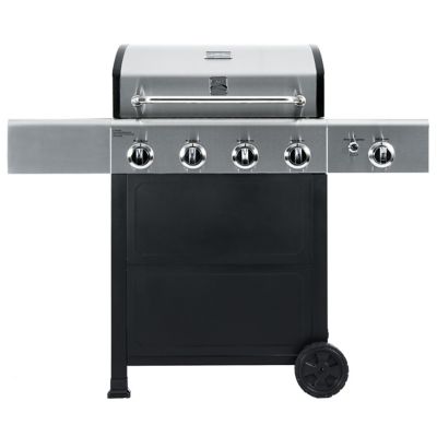 Kenmore Gas 4-Burner Open-Cart Grill with Side Burner -  PG-40406S0L